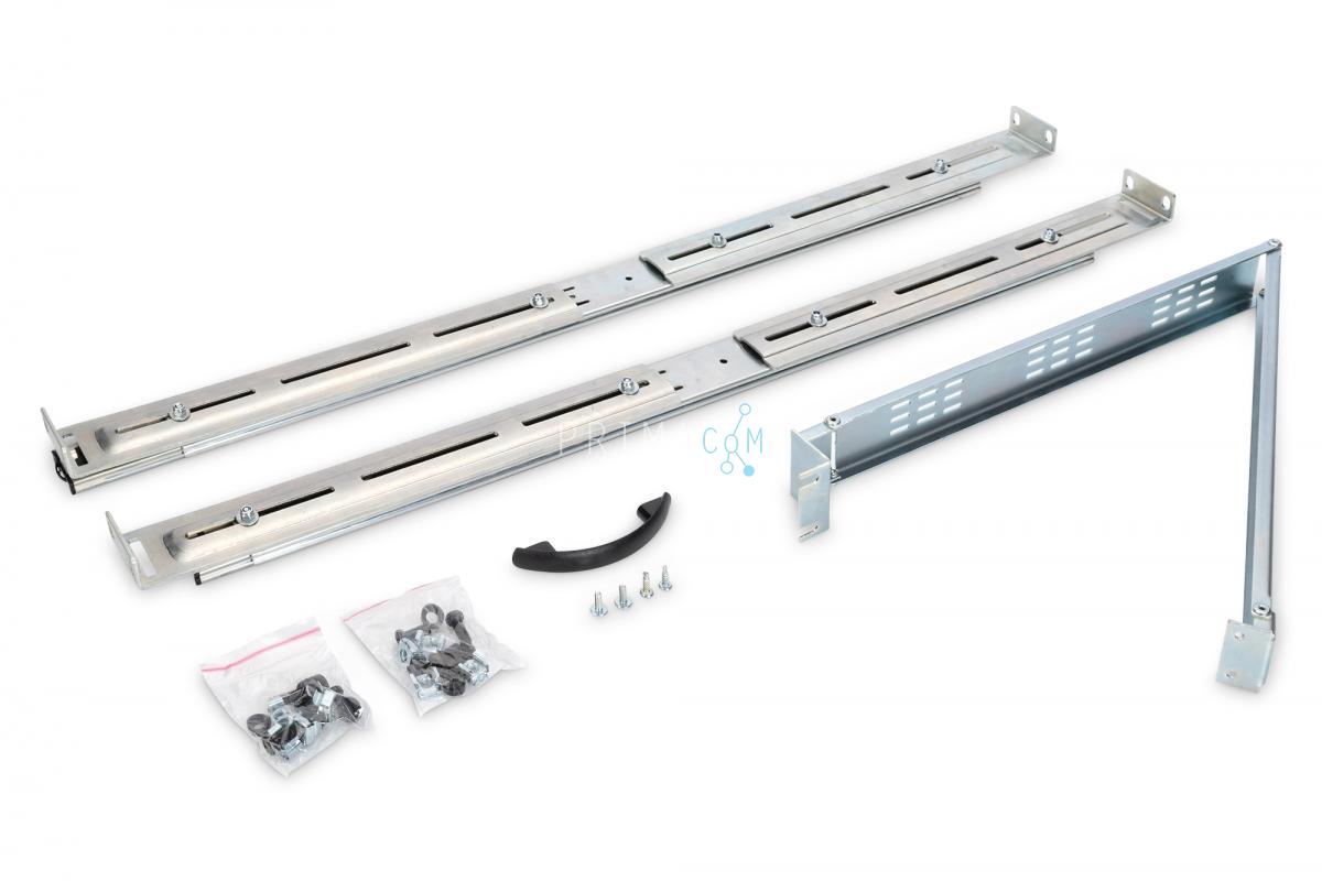 1U extendible shelf for 1000 mm depth racks 44x483x720 mm, up to 65 kg, grey (RAL 7035)