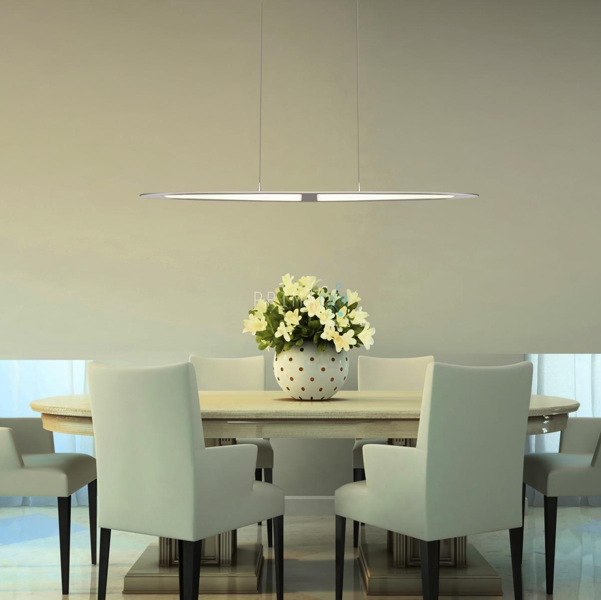 Adotled Pendant Lamp Silver, 28W, Size: 900x70x6mm. 1820lm, 2700K. KEDH030S1000R08A 1000 mA