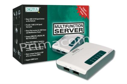 WLAN Multifunction Ethernet Print Server, 2XUSB2.0 1 X RJ45, 2 x USB 2.0, 54Mbps Scan, print. FTP
