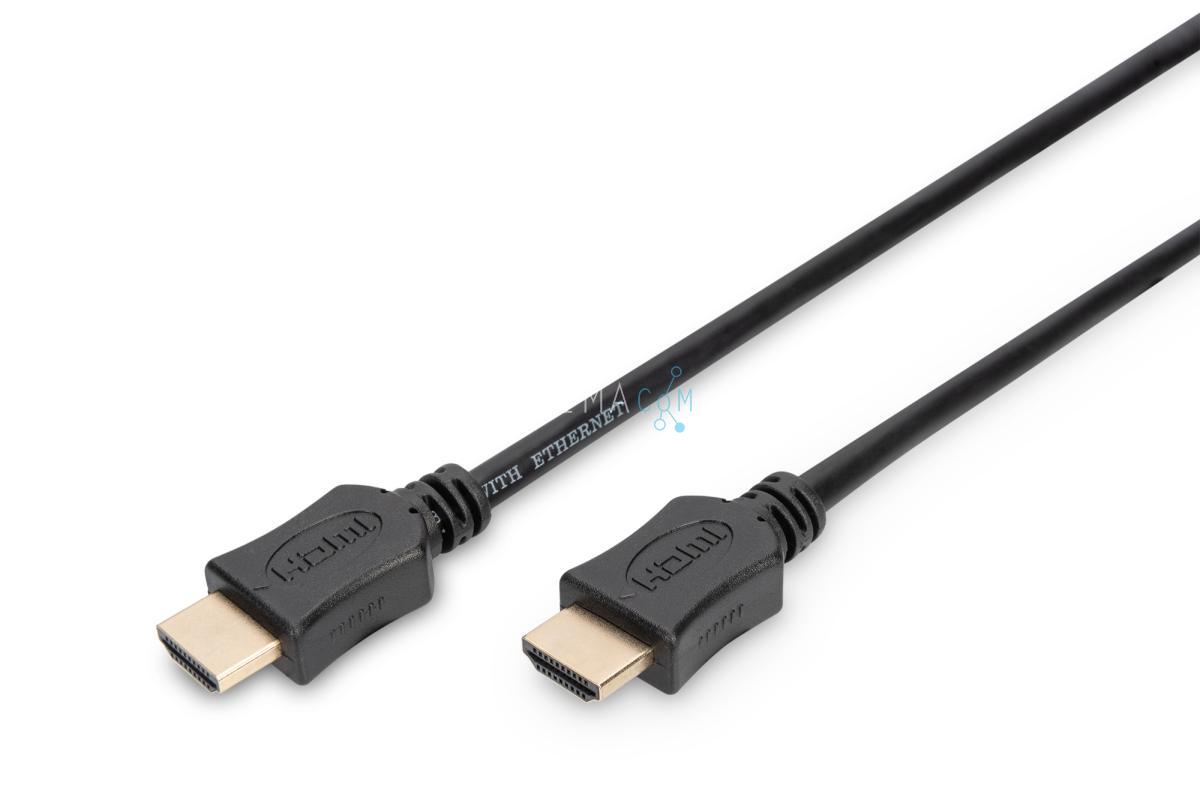 AK-330107-010-S DMI High Speed connection cable, type A M/M, 1.0m, Ultra HD 60p, gold