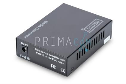 DN-82110-1 Gigabit Ethernet Media Converter, Multimode ST connector, 850nm, up to 0.5km