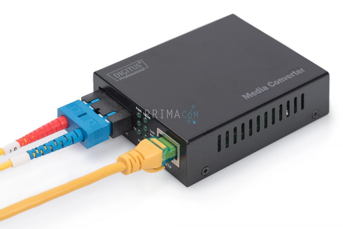 Gigabit Ethernet Media Converter, Multimode SC connector, 850nm, up to 0.5km 4016032293125