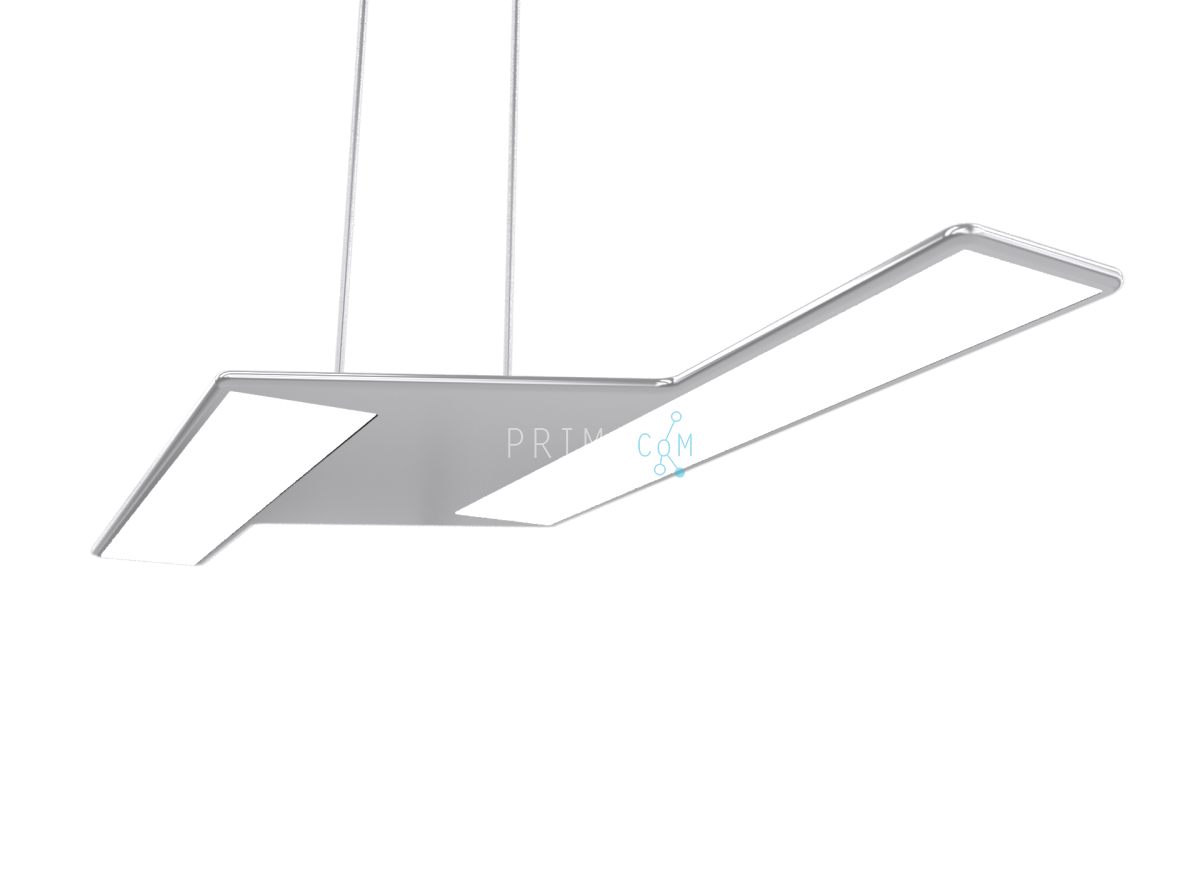 Adotled Pendant Lamp Silver, 20W, Size: 560x206x6mm. 1500lm, 4000K. driver  KED024S0700NR07A4 700 Ma 