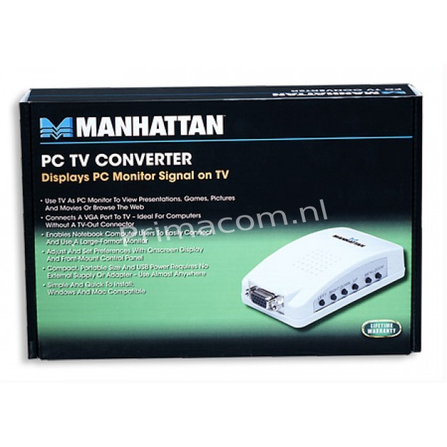 PC TV Converter displays PC monitor signal on TV