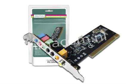 DS-33700 7.1 Channel Sound card, PCI Add-on card 8/44.1 KHz sampling rate VIA VT1723 chipset