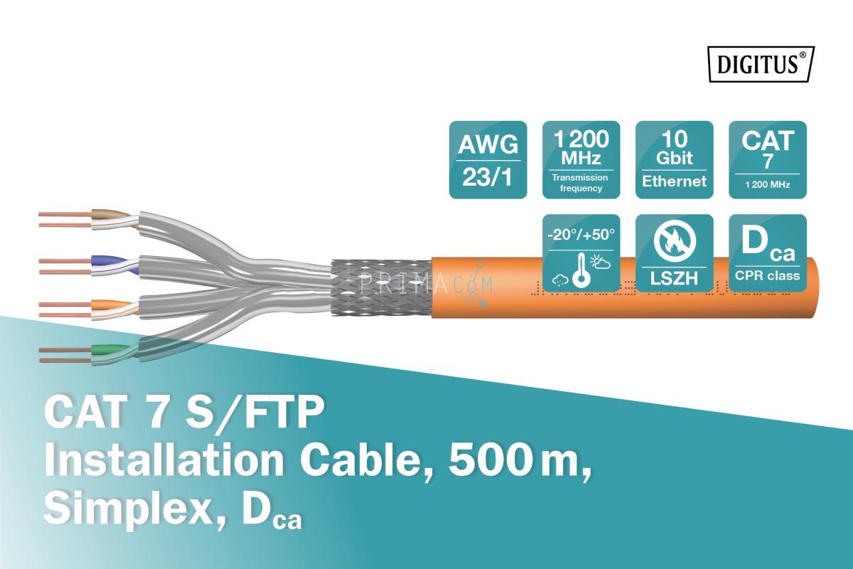 DK-1743-VH-5 CAT 7 S-FTP installation cable