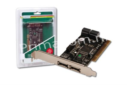 DS-33102 Serial ATA 150 Raid Controller,PCI Add-On card 4/2x SATA Port intern/extern