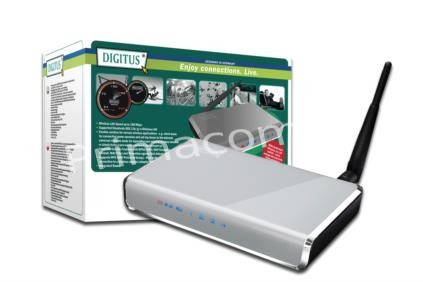 DN-7049-1 DIGITUS Wireless 150N Broadband Router, 150Mbps 1x RJ45 WAN,4x RJ45 LAN Ralink 1T/1R, 1 A