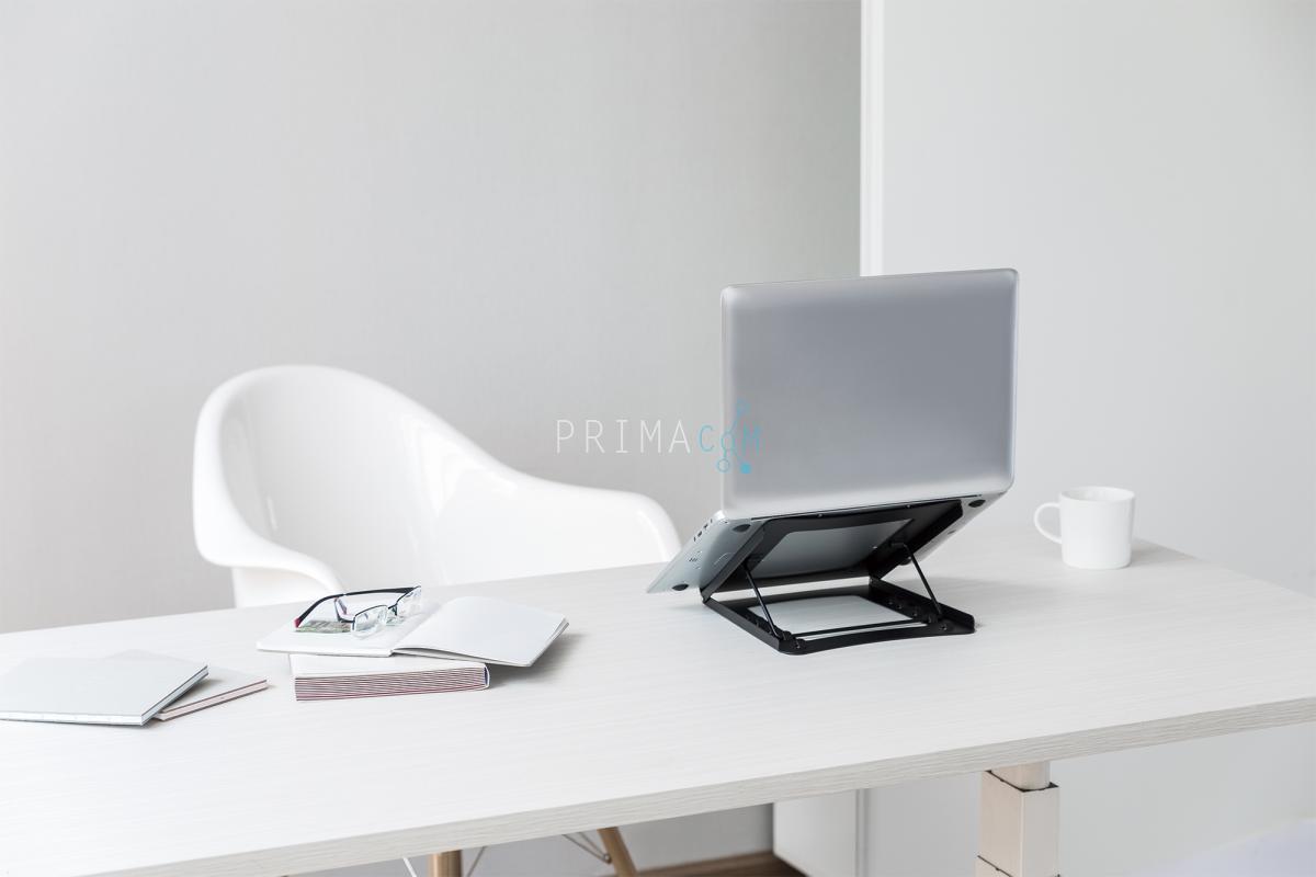 DA-90368 Mobile laptop stand, foldable and adjustable in 5 different steps (angles).