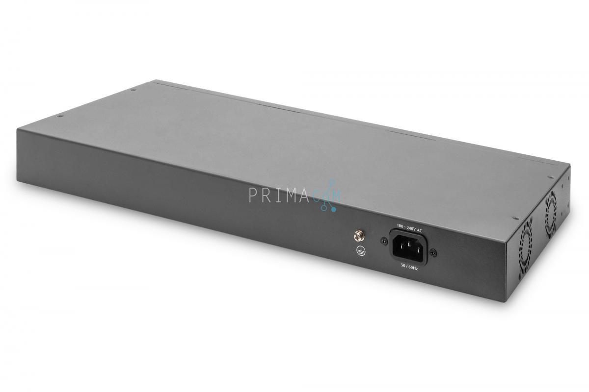 DN-80221-3 24-Port Gigabit Switch, 19 Inch, Managed, 2 Uplinks