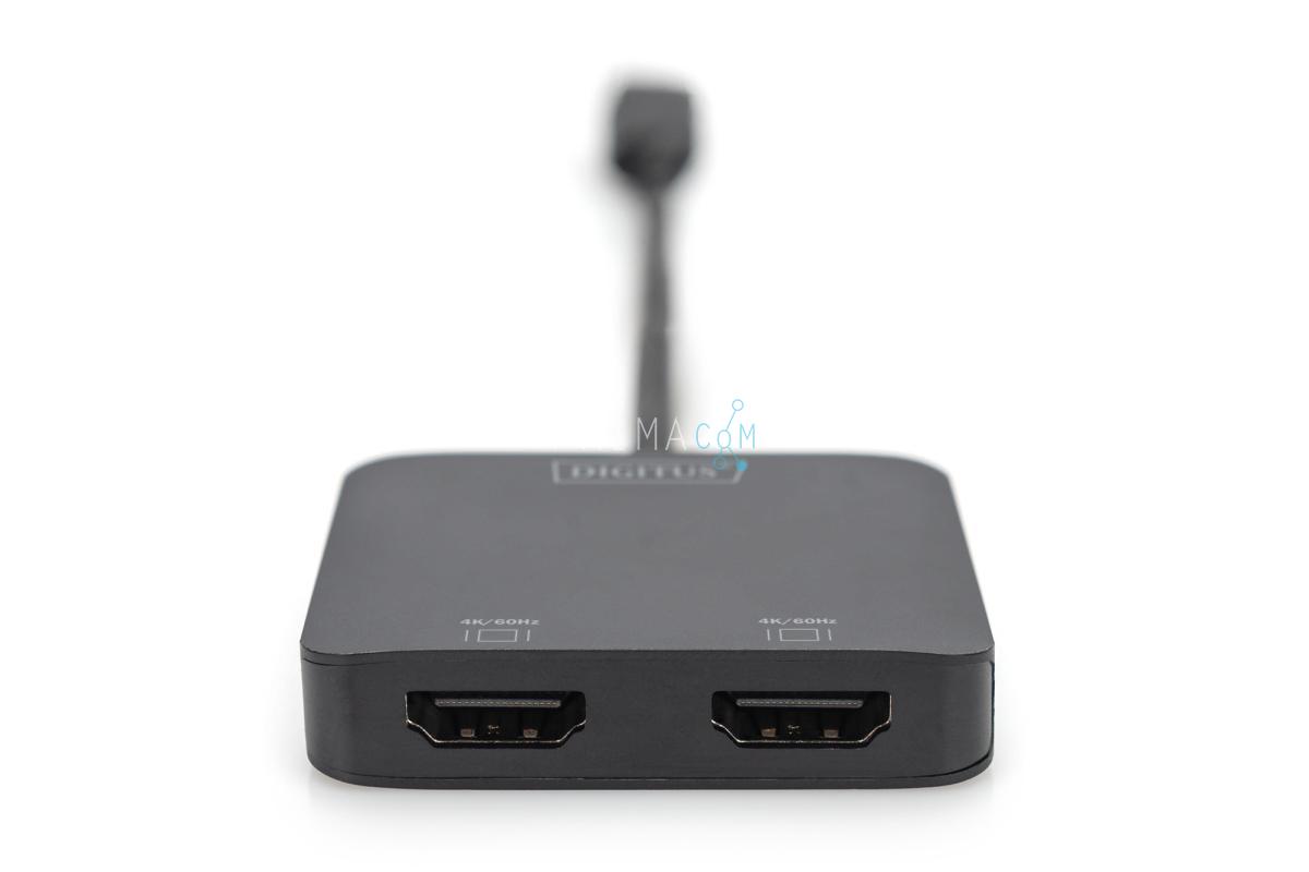DS-45338 Digitus 2-poorts MST videohub (USB-C™ -> 2x HDMI)