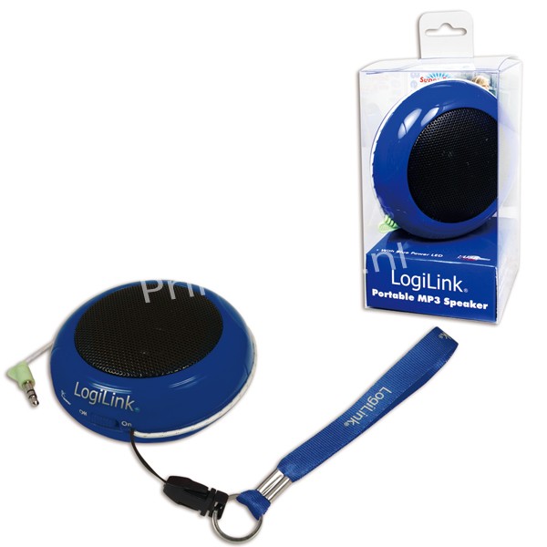 SP0018 Portable Active Speaker Hamburger with rechargable battery BLUE