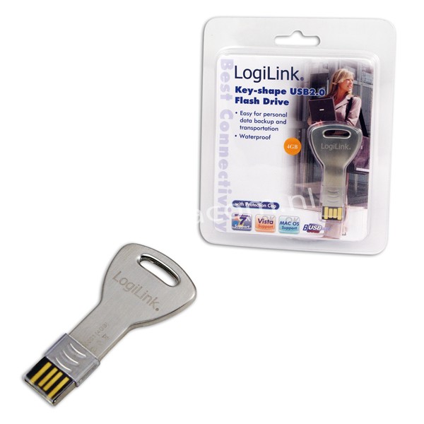MS0001 USB Flash Key 4GB of stainless steel USBstick