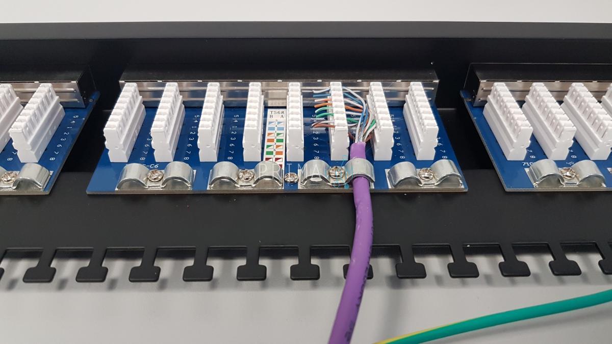 Montage patchpanel