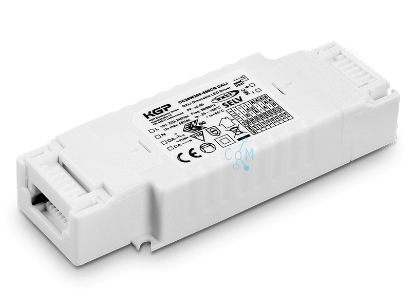 CC35W700-1050-DALI DALI LED Driver, 35W, 700-1050 mA, DALI2, adjustable DIP switch