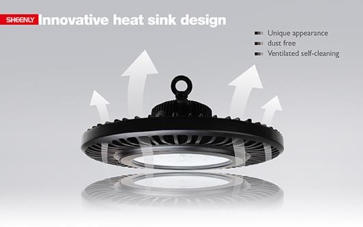 Sheenly Highbay Lotus  100W, NW 4000K, 13000lm, 120°, Ø388*174 Philips LED chip