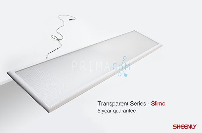 Slimo Sheenly transparant up/down white 
