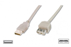 AK-669-18 USB kabel A-A verleng 1,8 m 050711