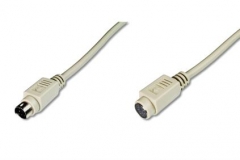 PS2 kabel M/F, 2 m (302531)