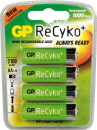 2100AAHCB4 ReCyko+ 4 x AA oplaadbare batterij incl 0,08 vwb
