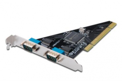 DS-33001 Serial I/O, 2-Port, PCI Add-On Card, 2 X DB9 M , Slot Bracket SUN1889 chipset (254300)