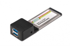 DS-31220 USB 3.0, 2-Port, ExpressCard Add-On card
2 Ports A/F NEC D720200 chipset 