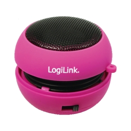 SP0012 Portable Active Speaker Hamburger with rechargable battery PINK