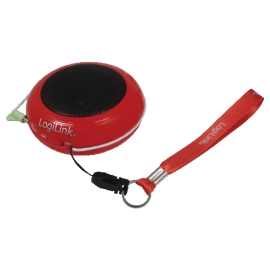 SP0015 Portable Active Speaker Hamburger with rechargable battery RED