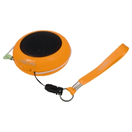 SP0016 Portable Active Speaker Hamburger with rechargable battery ORANGE