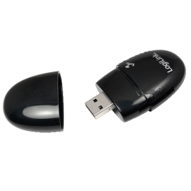 CR0031 Cardreader USB 2.0, Smile, Black, LogiLink®