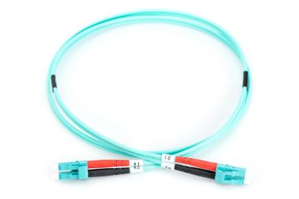 DK-2533-03/3 FO patch cord, duplex, LC to LC MM OM3 50/125 µ, 3 m