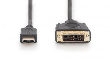 AK-330300-020-S HDMI adapter cable, type A/M - DVI-D(18+1)/M