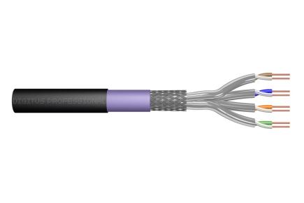  DK-1741-VH-10-OD CAT 7 S-FTP outdoor installation cable, 1200 MHz PE, inner Eca (LSZH), AWG 23/1,1000m, sx, bl&pu